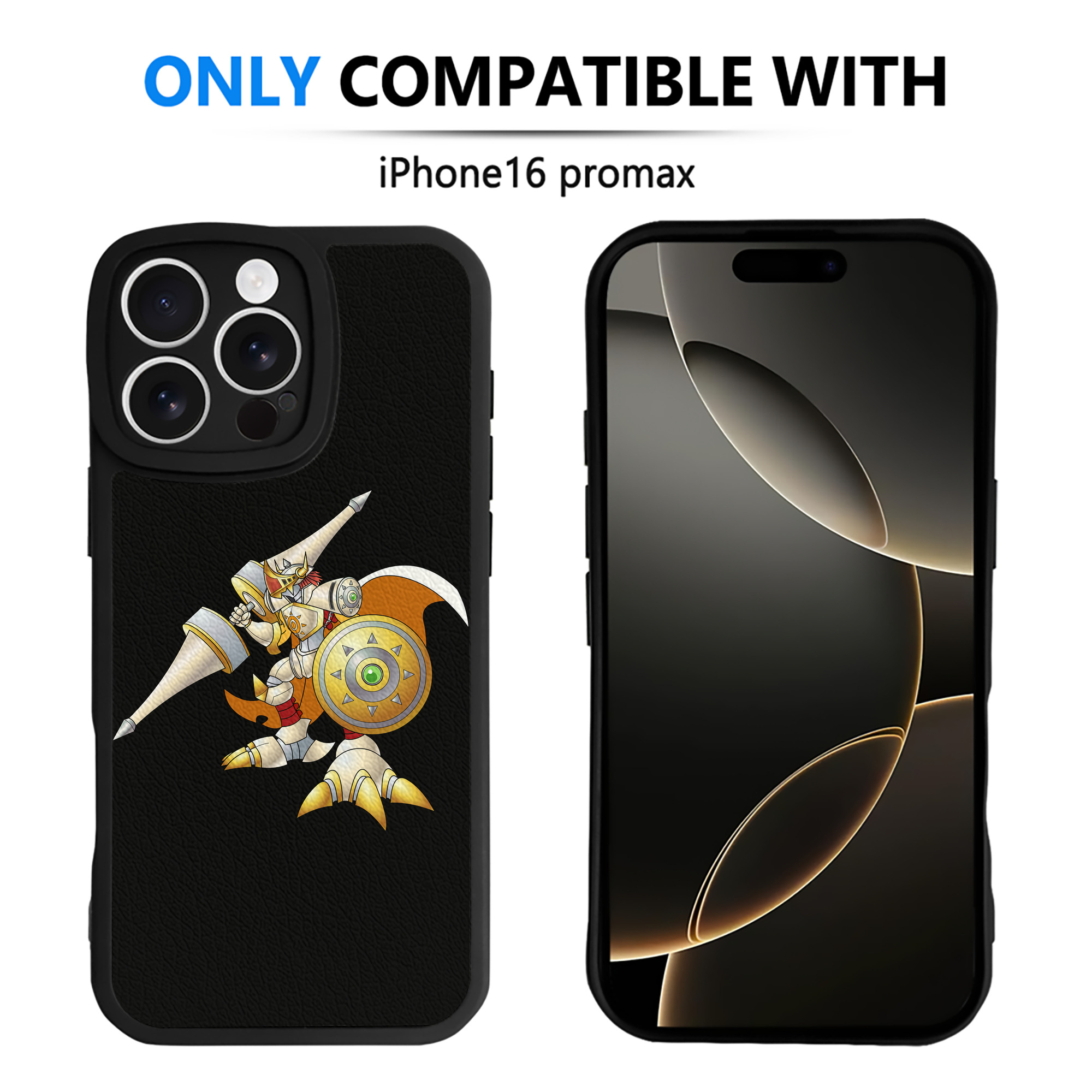（画像用） Digimon デジタルモンスター/デジモン 【iPhone 16シリーズ対応】シリコンスマホケース（レザー調） 材質：シリコン